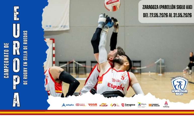 Zaragoza reúne a ocho selecciones internacionales en el Campeonato de Europa B de rugby en silla de ruedas Zaragoza reúne a ocho selecciones internacionales en el Campeonato de Europa B de rugby en silla de ruedas