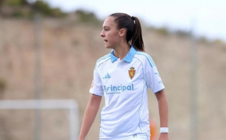 Cecilia Franco, la reina de los 40 goles, juega en el Real Zaragoza: 