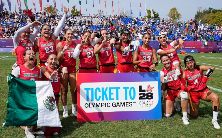 Las mexicanas del tochito bandera logran un inédito boleto a los Juegos Olímpicos