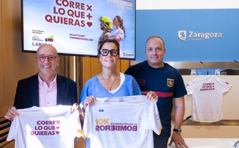 Zaragoza celebra este domingo la carrera 10K de Bomberos con 5.500 inscritos, récord de participación