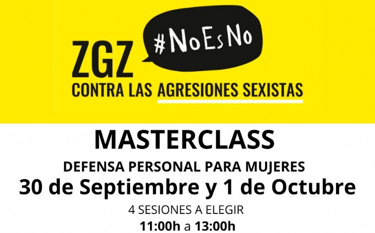 Masterclass Gratuitos de Defensa Personal para Mujeres