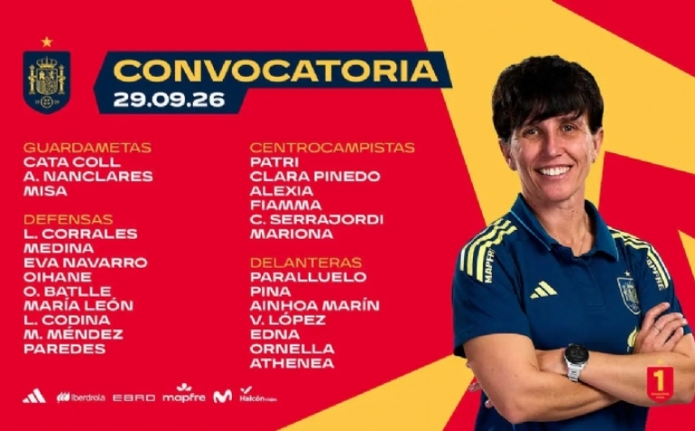 Mapi León y Salma Paralluelo, convocadas con la selección absoluta en el camino hacia el Mundial de Brasil