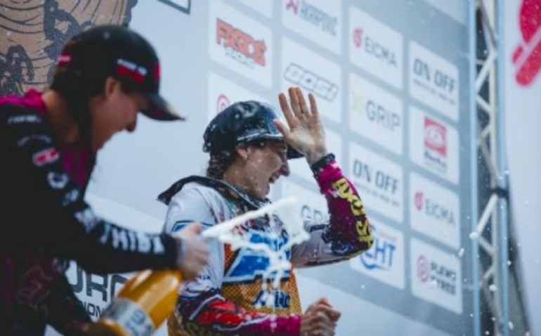 Sandra Gómez, primera mujer campeona del mundo de Hard Enduro