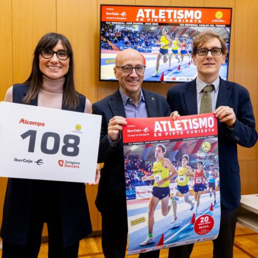 Grandes figuras del panorama nacional e internacional participarán en la nueva edición del Trofeo Ibercaja «Ciudad de Zaragoza» de Atletismo en Pista Cubierta