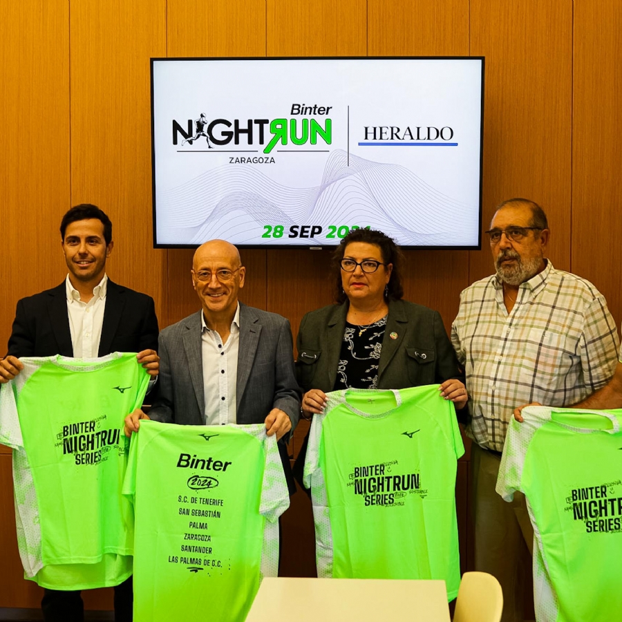 La carrera nocturna Binter NightRun Series llega este sábado a Zaragoza con 1.800 atletas y un 40% de participación femenina