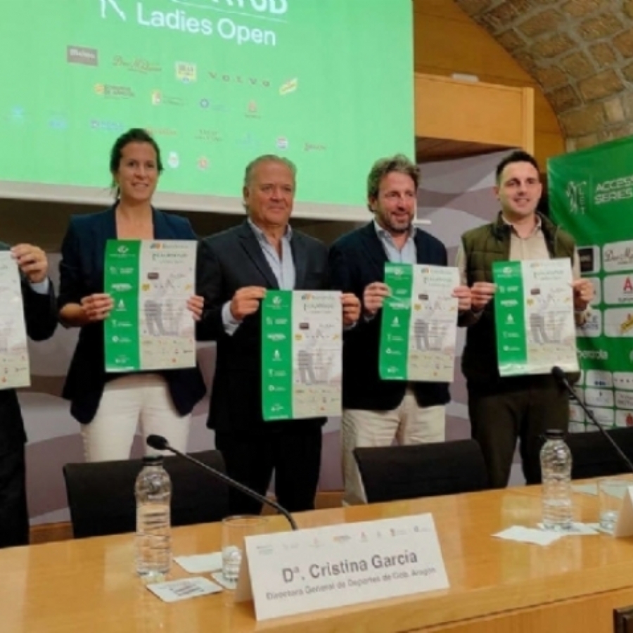 Hasta 108 deportistas participarán en el III torneo internacional de golf Ladies Open de Calatayud