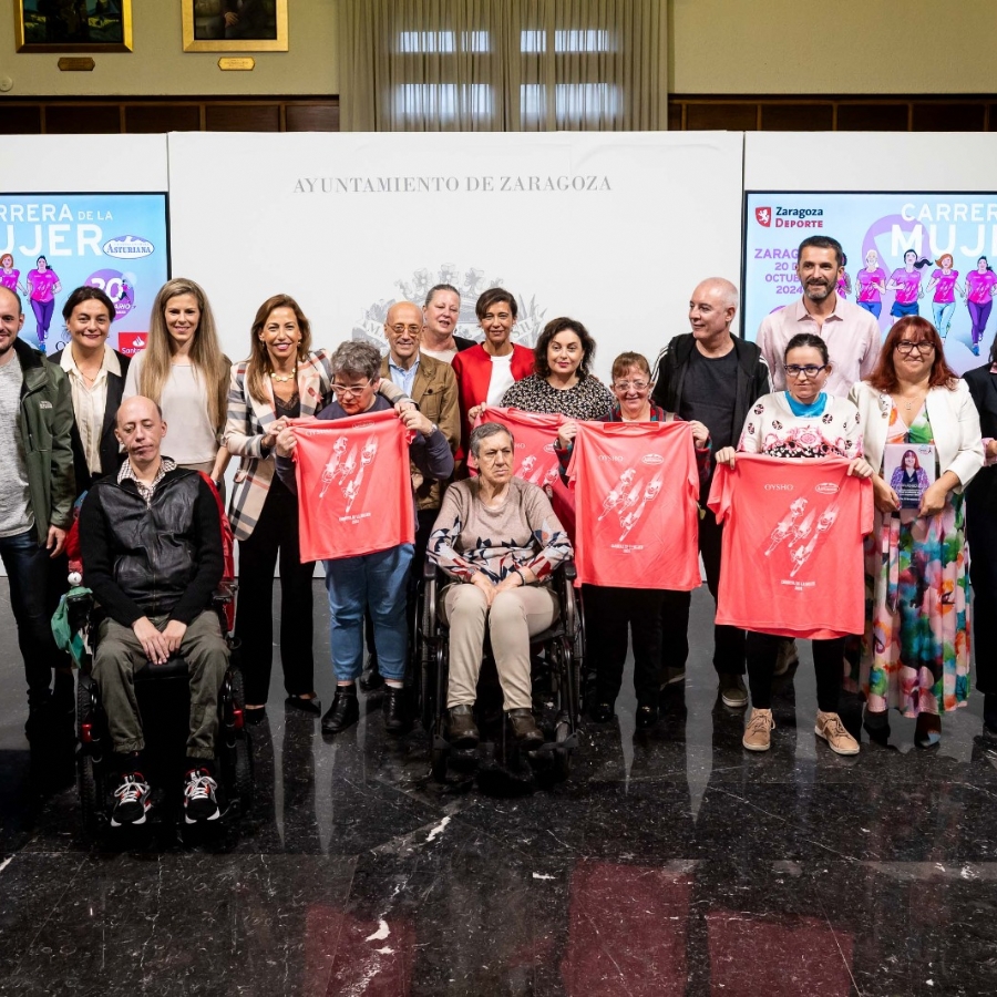 Zaragoza se tiñe de rosa este domingo en la Carrera de la Mujer, con los 14.000 dorsales agotados, mil más que el año pasado