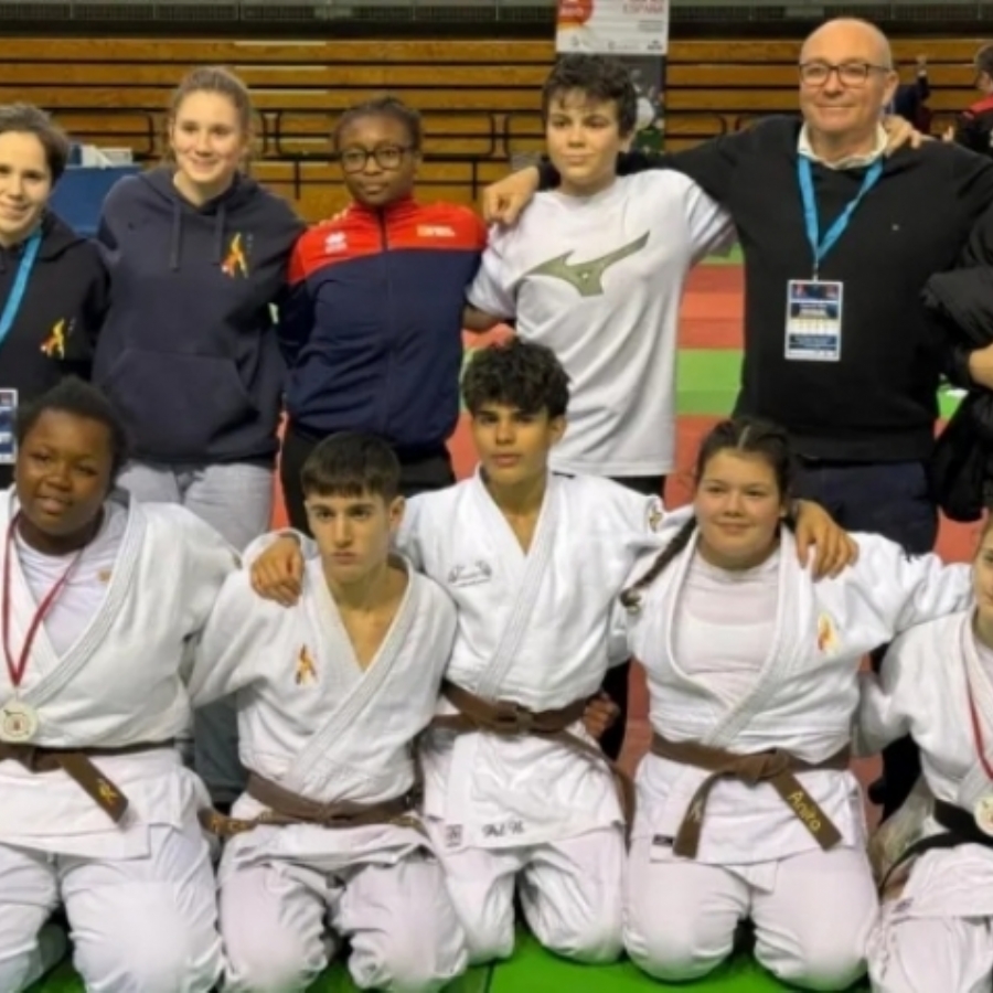 La judoca aragonesa Ballalo Coulibaly, campeona de la Supercopa de España cadete