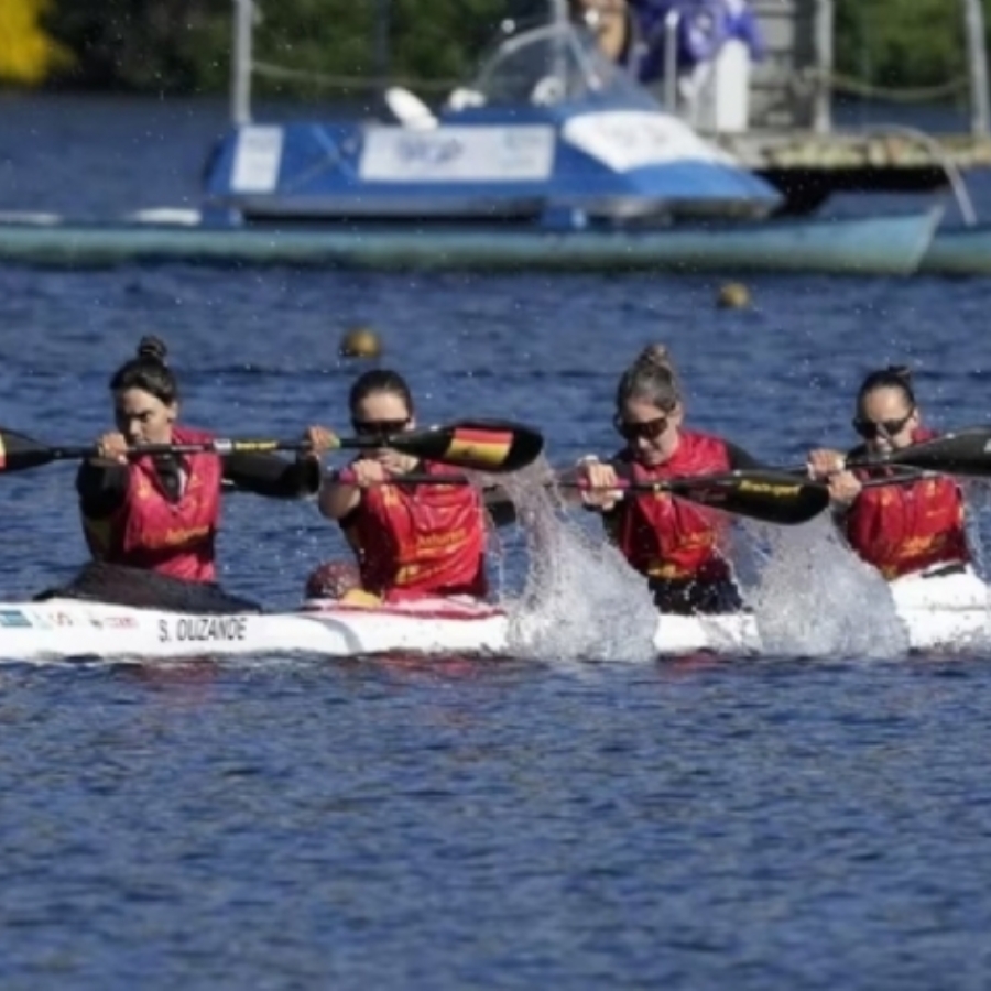 El K4 femenino, reluciente oro