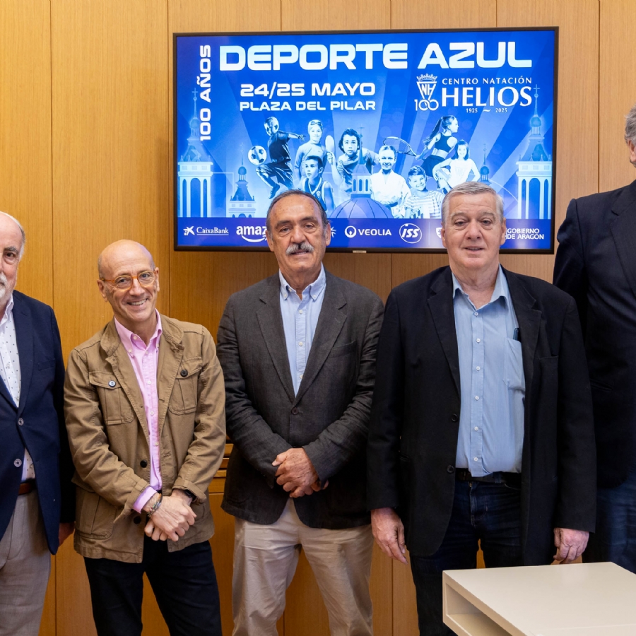 La Plaza del Pilar de Zaragoza acoge el Fin de Semana del Deporte Azul, el gran evento del centenario del CN Helios