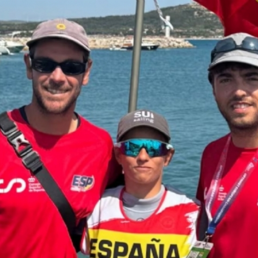 Lluc Bestard, campeona de Europa de Optimist