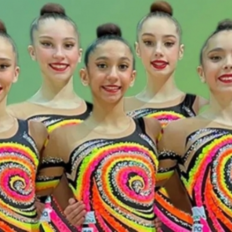 España empieza el Europeo de rítmica en el podio