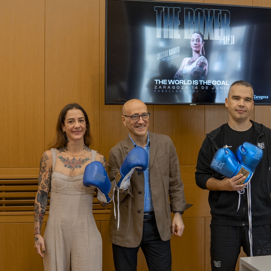 La boxeadora zaragozana Cristina Navarro se juega el título iberoamericano WBA en el CDM Siglo XXI