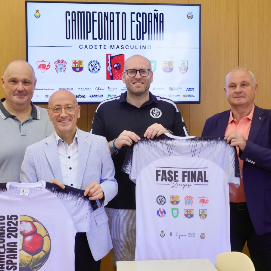 Zaragoza acoge del 11 al 15 de junio la fase final del Campeonato de España cadete de balonmano