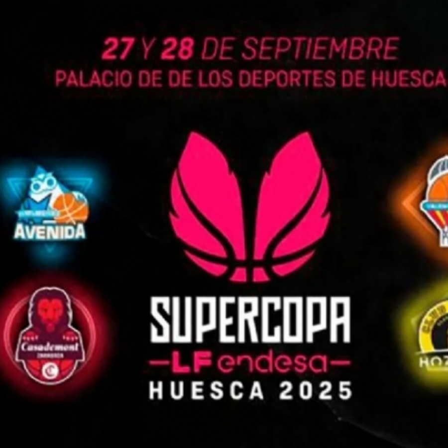 Huesca acogerá por primera vez la Supercopa LF Endesa con los cuatro grandes del baloncesto femenino