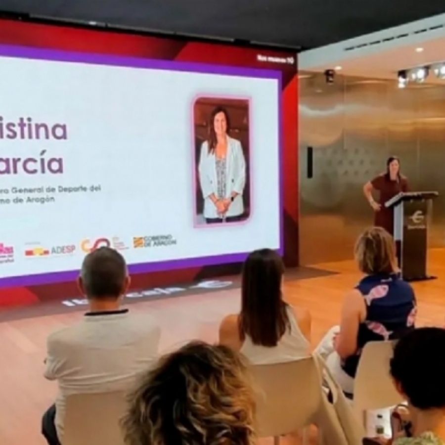 La atleta zaragozana Isabel Macías será la embajadora en Aragón de la Red de Mujeres del Deporte