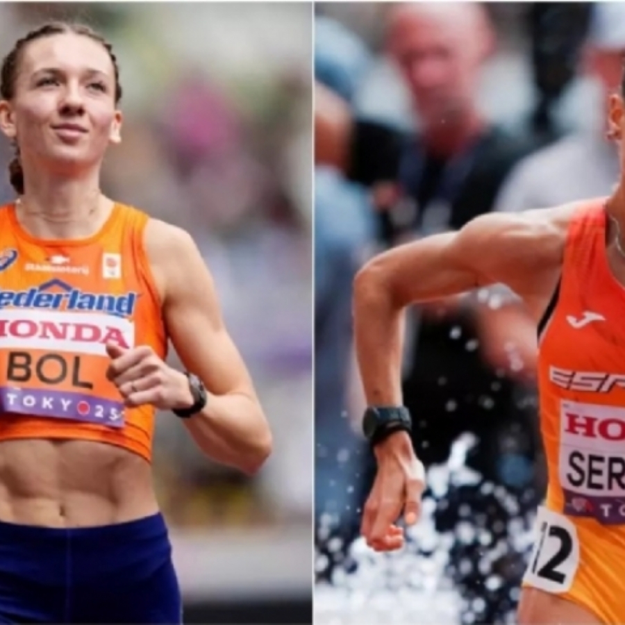 Femke Bol trota en las series y Marta Serrano da otro gran paso adelante