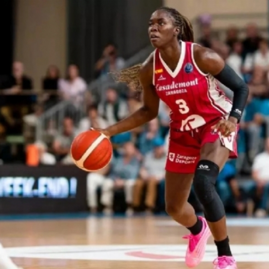 Bankolé es un muro de hormigón. El uno a uno de las jugadoras del Casademont Zaragoza en Leganés