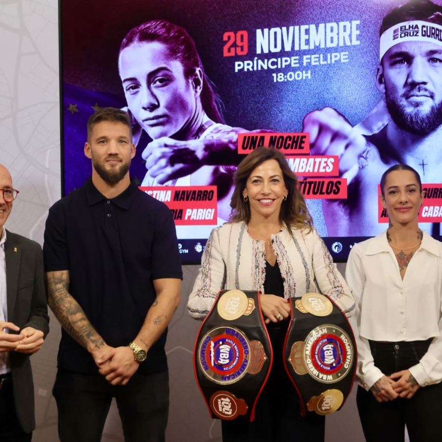 Los boxeadores zaragozanos Cristina Navarro y Ezequiel Gurría competirán por cuatro títulos internacionales en el Pabellón Príncipe Felipe