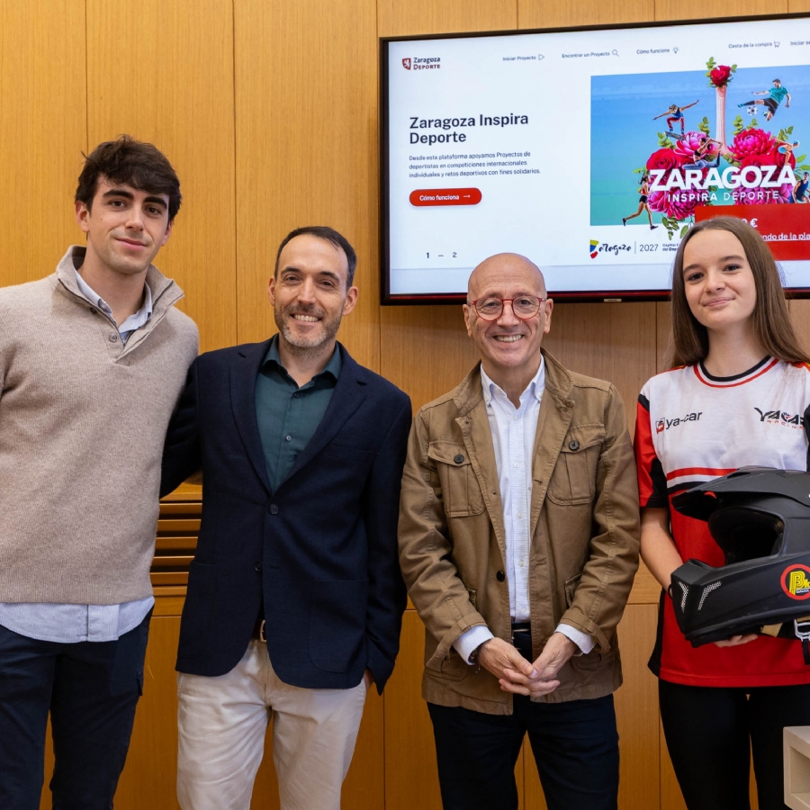 Zaragoza pone en marcha una plataforma digital para financiar proyectos de deportistas, clubes o centros escolares