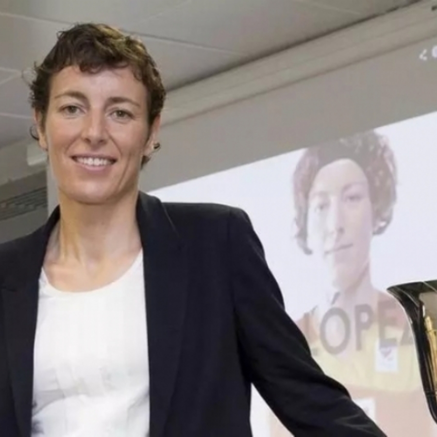 Elisa Aguilar, presidenta de la Federación Española de Baloncesto: 