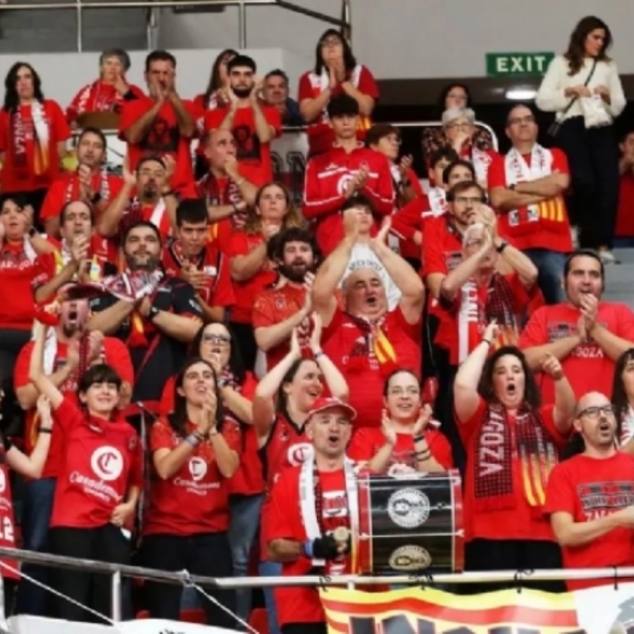 La 'Marea Roja' del Casademont Zaragoza invadirá Valencia: dos buses llenos y se ha habilitado un tercero