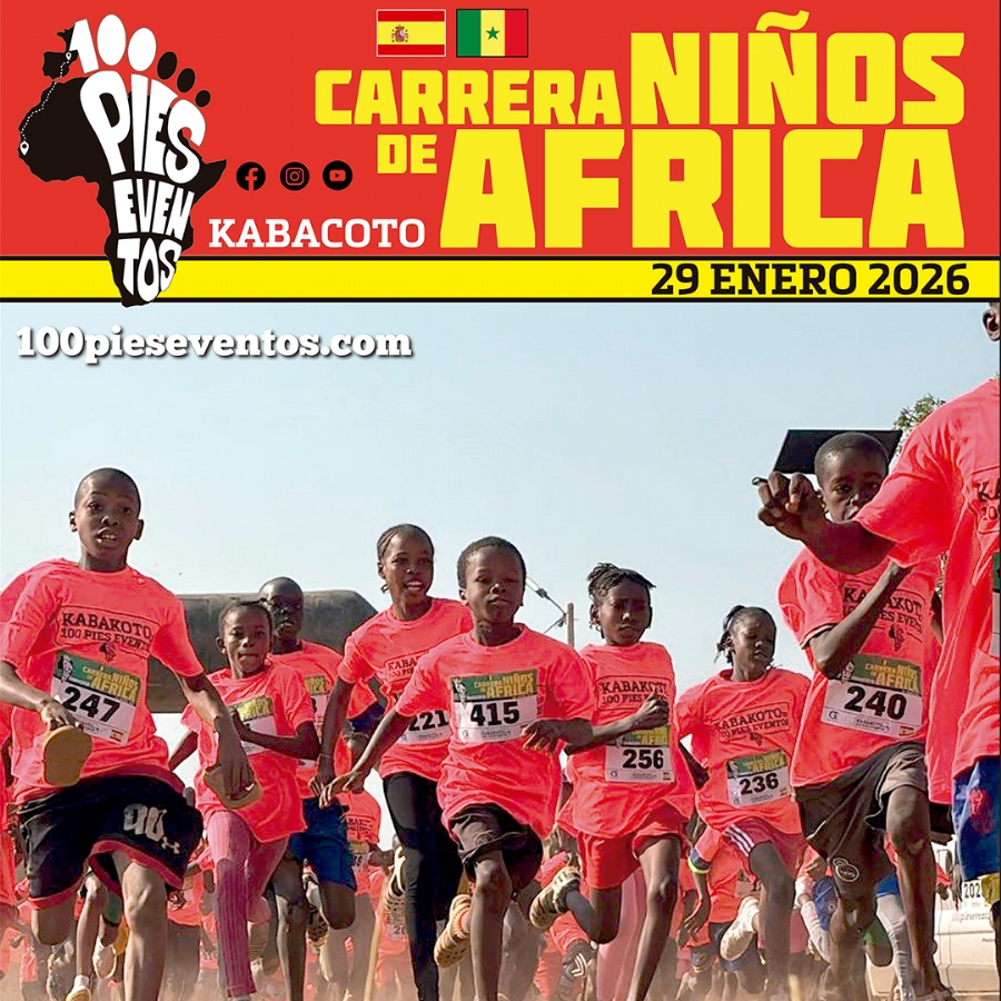 La 9ª Carrera «Niños de África-Kabacoto» tendrá lugar el 29 de enero