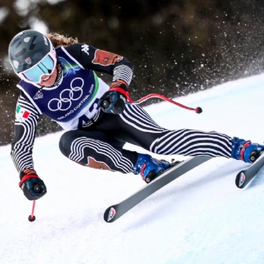 La mexicana Sarah Schleper hace historia como la esquiadora con más participaciones en Juegos Olímpicos de Invierno