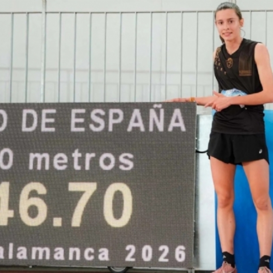 La prometedora aragonesa Carlota Gasión se proclama campeona de España sub-16 de 1.000 metros y bate el récord nacional