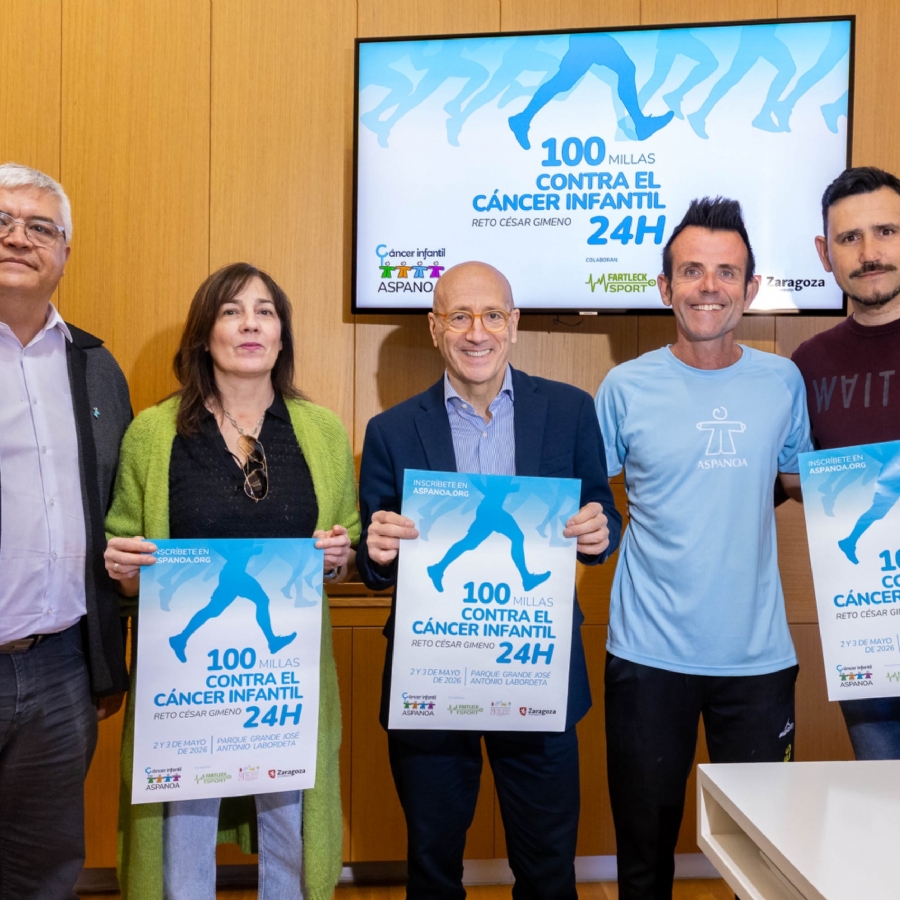 Correr 100 millas en 24 horas: el reto de César Gimeno contra el cáncer infantil