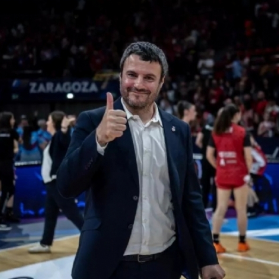 Carlos Cantero, entrenador del Casademont Zaragoza: 