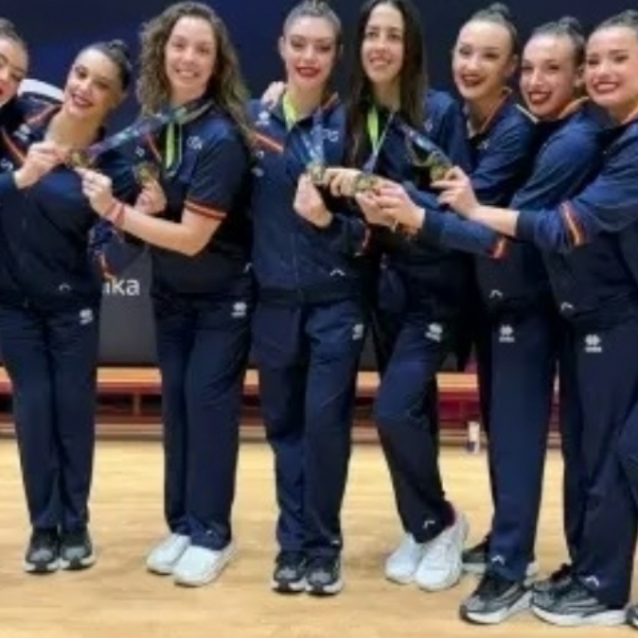 España, oro en el ejercicio mixto de la Copa del Mundo de Bakú