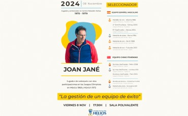 Charla de Joan Jané, entrenador olímpico de waterpolo