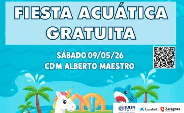Fiesta acuática gratuita para niñ@s 2026