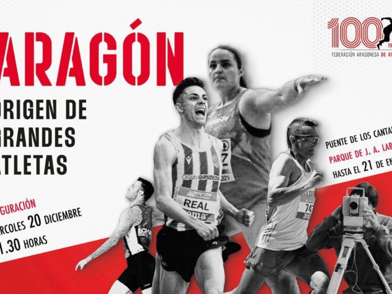 Inauguración de la exposición «Aragón, origen de grandes atletas»