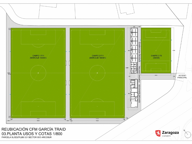 El Ayuntamiento acuerda con la dirección del CF Hernán Cortés el traslado a Distrito Sur de las instalaciones del CMF García Traid