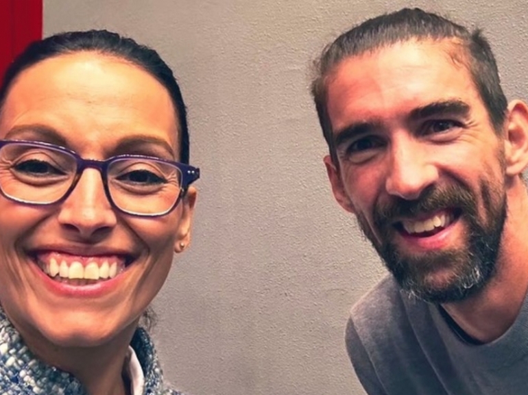Teresa Perales Fernández y Michael Phelps
Fuente Instagram @teresaperales Teresa Perales Fernández y Michael Phelps
Fuente Instagram @teresaperales