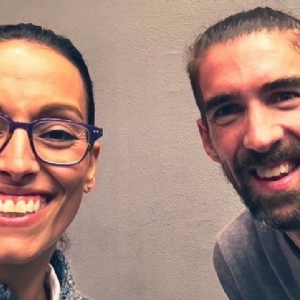 Teresa Perales Fernández y Michael Phelps
Fuente Instagram @teresaperales