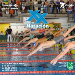 El XX Trofeo «Ibercaja-Ciudad de Zaragoza» de Natación volverá a contar con una destacada participación