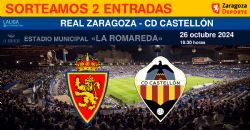 Sorteo de entradas para ver el Real Zaragoza - CD Castellón [26 octubre 2024]