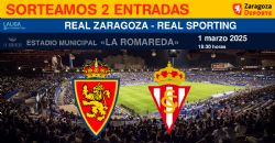 Sorteo de entradas para ver el Real Zaragoza - Real Sporting [1 marzo 2025]