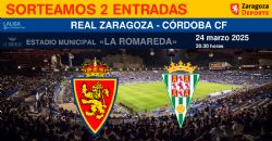 Sorteo de entradas para ver el Real Zaragoza - Córdoba CF [24 marzo 2025]