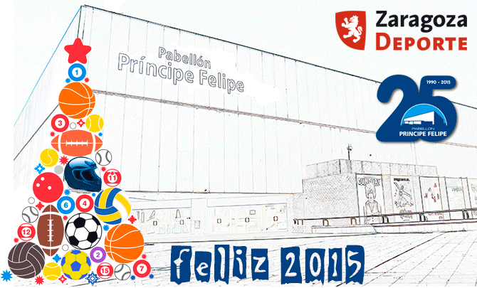 Zaragoza Deporte les desea Feliz Navidad y Prspero 2015